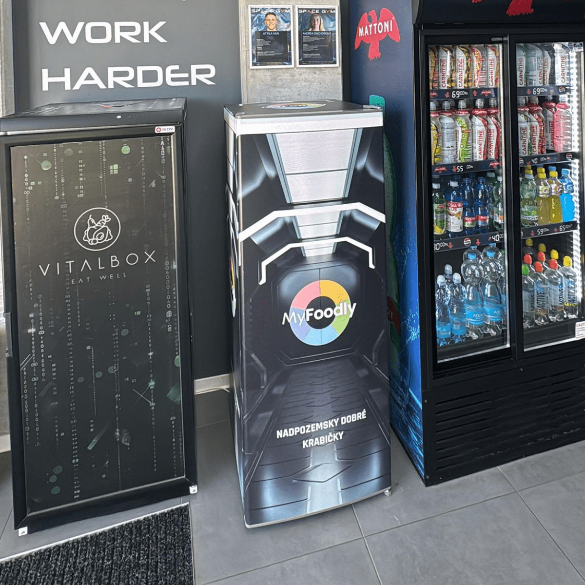 Space Gym – výdejní místo