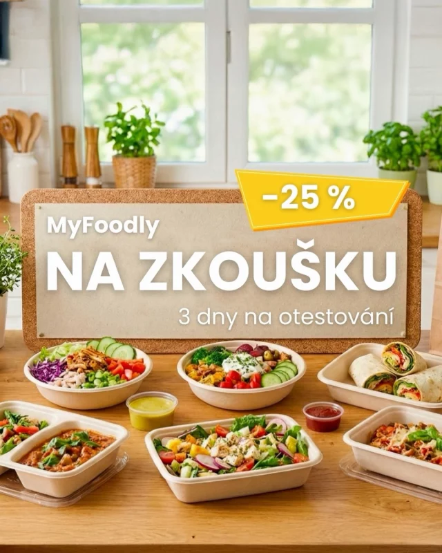 💚 Program MyFoodly na zkoušku se slevou 25%!

Nejste si jistí, zdali vám budou krabičky chutnat? Nevíte, zdali je vybraný program ten správný? Nechcete se hned uvázat na delší dobu? Tak právě pro vás je určen náš nový program „MyFoodly na zkoušku“. 

Tento 3denní program vám umožní si vše nezávazně vyzkoušet. Navíc se slevou 25% oproti klasickému programu

Co konkrétně nabízí?
🥗 Možnost vyzkoušet jakýkoliv náš program
📆 Na 3 dny
💸 Za zvýhodněnou cenu (sleva 25%)
👌 Bez závazků, bez stresu

Program MyFoodly na zkoušku je určený výhradně pro nové zákazníky a lze ho objednat pouze jako první objednávku.