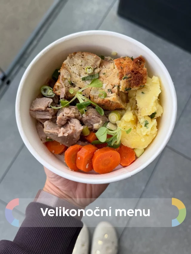 MyFoodly vaří i dnes. Ty si užij Velikonoce, jídlo nech na nás. 🐣🐰 Krásné svátky a dobrou chuť! 🪺