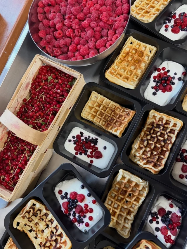 Dobrou chuť, jestli právě snídáte naše wafle 😍❤️