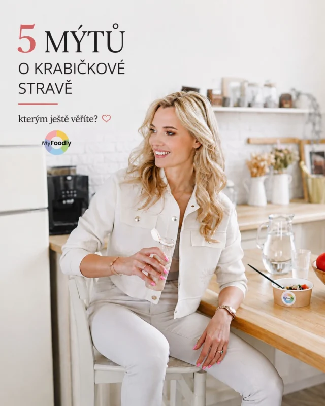 Krabičková strava = hlad, dieta a pořád dokola kuře s rýží? 

Možná vás překvapí, kolik mýtů kolem krabiček stále koluje.

Pro nás v MyFoodly nejsou krabičky o tom jíst co nejméně. Jsou o tom jíst dobře, kvalitně a vyváženě, podle toho, co právě vaše tělo a váš životní styl potřebují.

Ať chcete zhubnout, udržet si váhu, nabírat svalovou hmotu, sportujete, nebo jen nechcete každý den řešit nákupy, vaření a počítání toho, co máte na talíři.

My to řešíme za vás.
Suroviny. Porce. Makroživiny. Chuť. Pestrost. 🤍

Projeďte si našich 5 nejčastějších mýtů o krabičkové stravě.

A pokud stále váháte, nemusíte se rozhodovat na týdny dopředu.
Vyzkoušejte MyFoodly na 3 dny. 15 jídel.
A udělejte si vlastní názor. 

Kterému z těchto mýtů jste věřili vy?