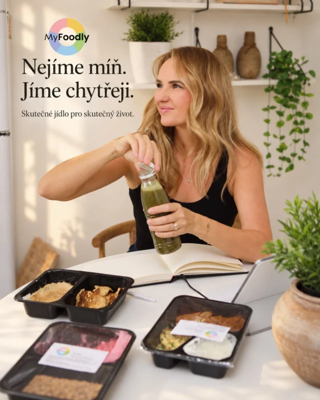 Nejíme míň. Jíme chytřeji.
V MyFoodly nevěříme na extrémy, hlad ani zbytečný stres kolem jídla. Věříme v kvalitní suroviny, dostatek bílkovin a jídlo, které vám chutná a zároveň zapadne do běžného života.

Protože zdravější stravování nemá být trest.
Má vám naopak ulehčit den a pomoct cítit se lépe dlouhodobě.

Skutečné jídlo pro skutečný život.

#myfoodly #zdravejidlo #zdravyzivotnistyl
