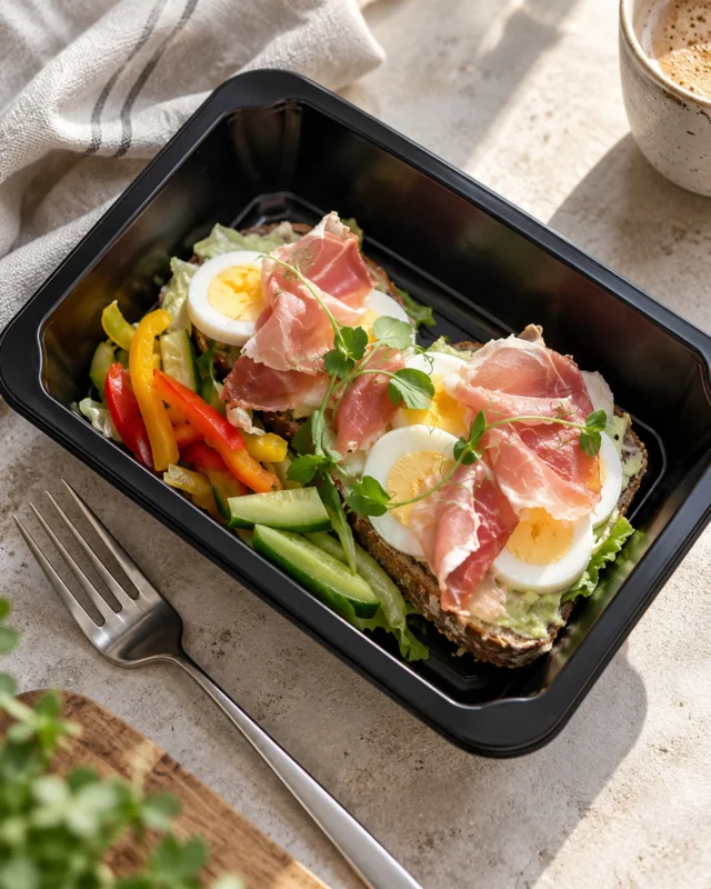Ráno, na které se těšíš už večer. 🤍

Křupavý chléb, krémová pomazánka, vejce, prosciutto a čerstvá zelenina.
Protože vyvážená snídaně nemusí být nudná. A už vůbec ji nemusíš ráno připravovat.

My uvaříme. Ty jen otevřeš krabičku.

#myfoodly #snidane #krabickovastrava #vyvazenestravovani #jidlocochutna